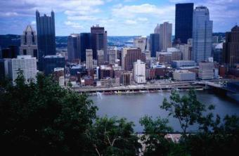Downtown Pittsburgh ~ Downtown Pittsburgh, taken from Mt. Washington.