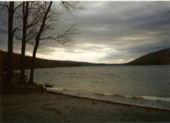 An angry day at the lake ~ Late fall -- at Canadice Lake