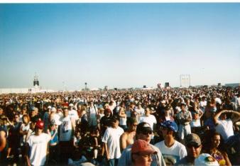 A small get-together at Toronto Rocks 2003 ~ The largest one day concert event in history. We were there.