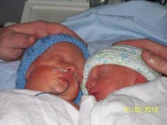 Samuel & Lucas ~ My twin grand nephews. Samuel is now in Heaven.