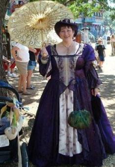 Lady in Plum ~  One of My fav gowns from the MN Renaissance Fair. 