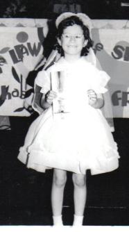 My Sister, Kathy - 1968 ~ Kathy's First Communion