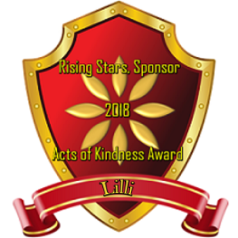 Rising Star Sponsor - Kindness Award 2018 ~ From:  [Link To User gabriellar45] 
