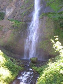 Waterfall ~  This was one of the waterfalls seen along our hike. I'm not sure where it was, although I think it was on the Washington side of the Columbia River. 