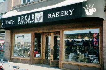 The Break! ~  North Higgins Street, Missoula, MT. Haunt of many UM students. 