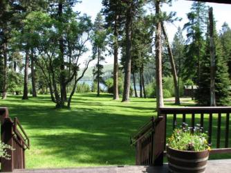 Untitled ~  View from the porch of Wallowa Lodge. 