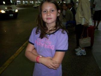 Emily Waiting at the Airport ~ 2007