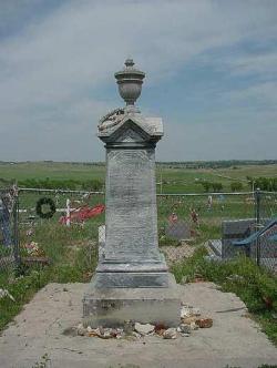 Grave marker at Wounded Knee ~  By:  [Link To User summerlyn]  