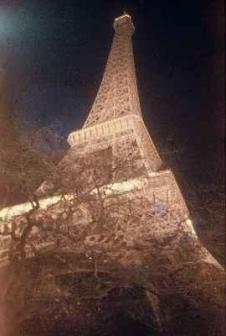 Eiffel Tower ~ A different look by night.