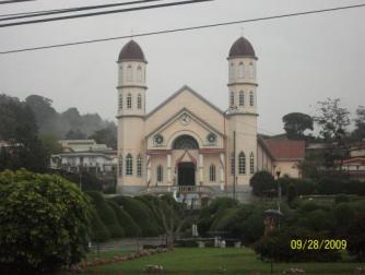 Church in Zarcero ~  A typical misty day, a typical church, a typical park, a unique topiary garden in Zarcero, Alvaro Ruiz, Alajuela, Costa Rica. 