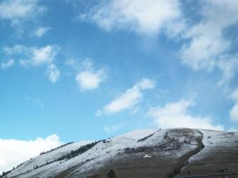 Frosted Jumbo ~  Mt. Jumbo, Missoula, MT on March 10th, 2010 after a light snow. 