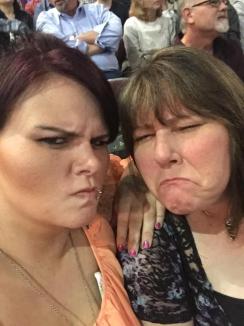 Candice and I doing our "Walter" impressions. ~  No description included. 