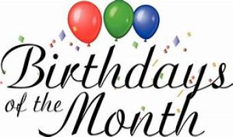 Birthdays of the Month ~  No description included. 