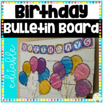Birthday Bulletin Board ~  No description included. 