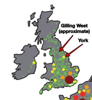 Plague Outbreaks, 1347-1760. ~  No description included. 