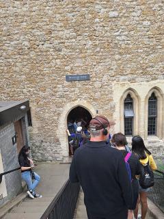 Beauchamp Tower ~ Built by Edward 1 and completed in 1281, this was one of the first buildings in England since Roman times to use brick on a large scale. 